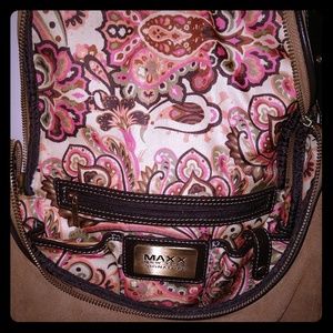 Maxx New York Suede Leather Handbag